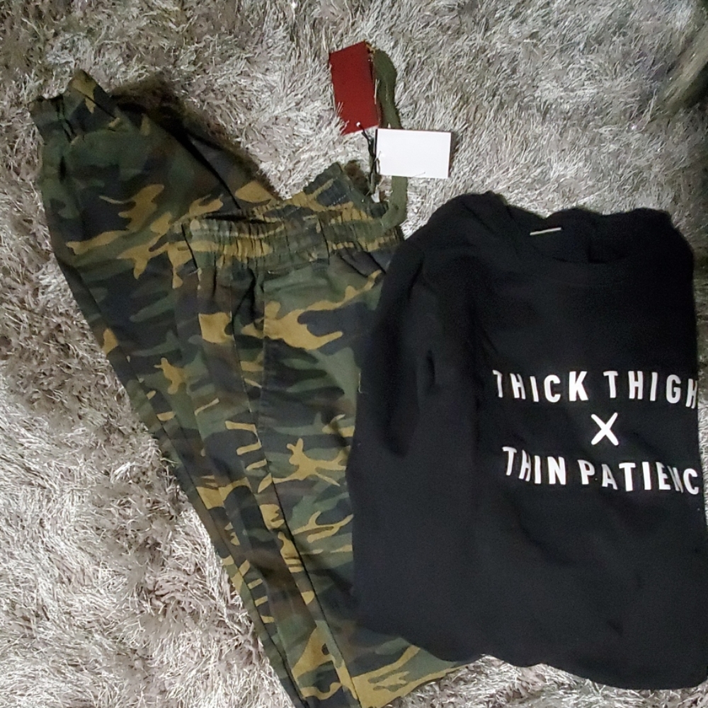 Army fatigue joggers - Picture 4 of 4